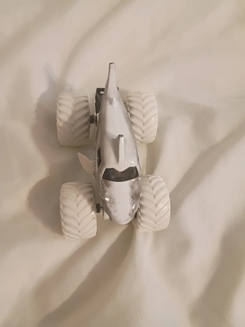 Monster Jam Megalodon White Monster Truck